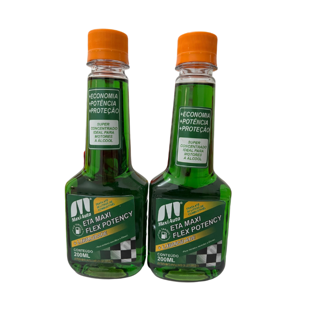 2 Aditivo De Combustivel Etanol Maxi Auto 200ml Aditivo Para Etanol em Oferta na Shopee
