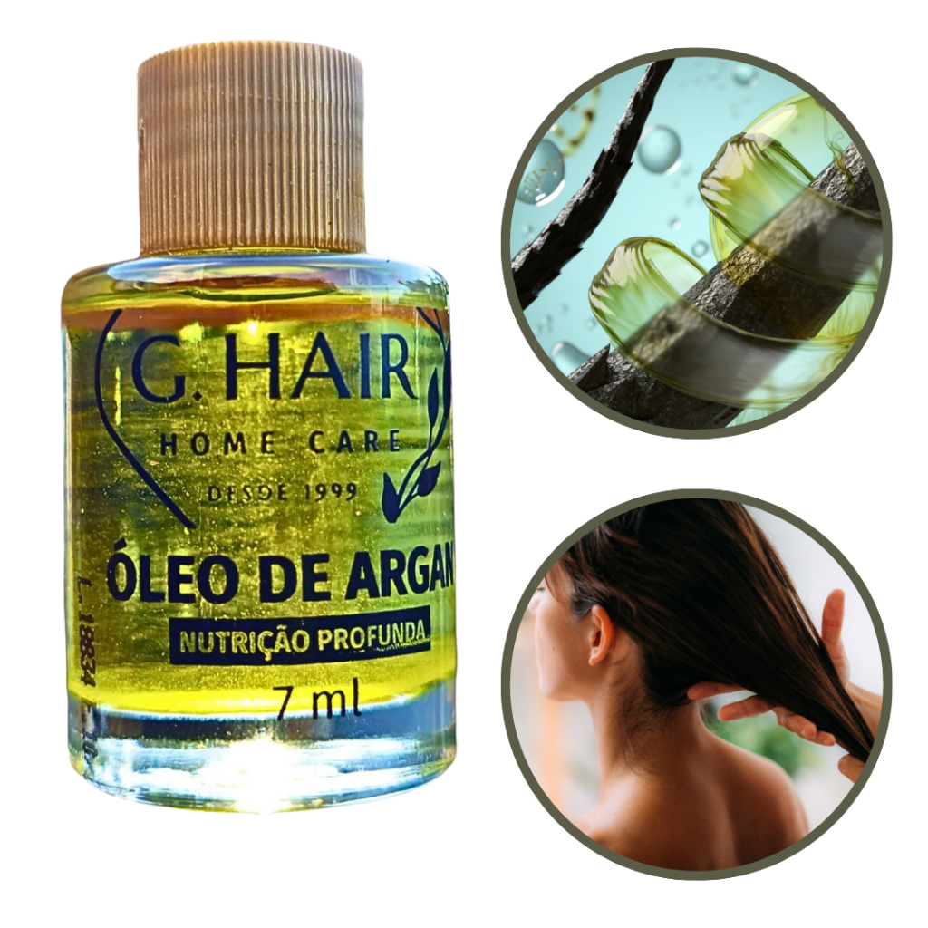 Óleo de Argan Ghair Reparador de Pontas 7ml – O Segredo para Pontas Lisinhas e Hidratadas