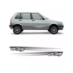 Adesivo Faixa Lateral Fiat Uno Way 2008/2011