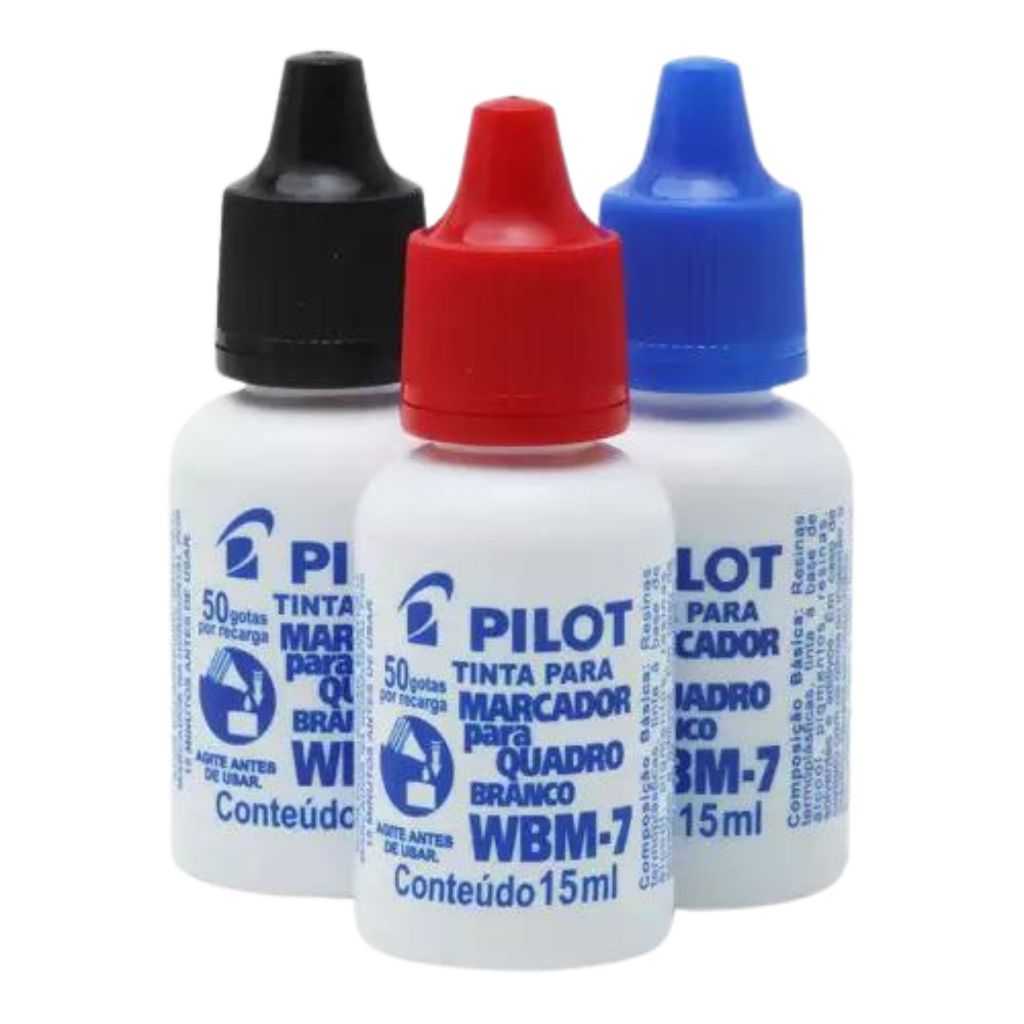 Tinta para Pincel ou Marcador de Quadro Branco WBM-7 - Pilot em Oferta na Shopee