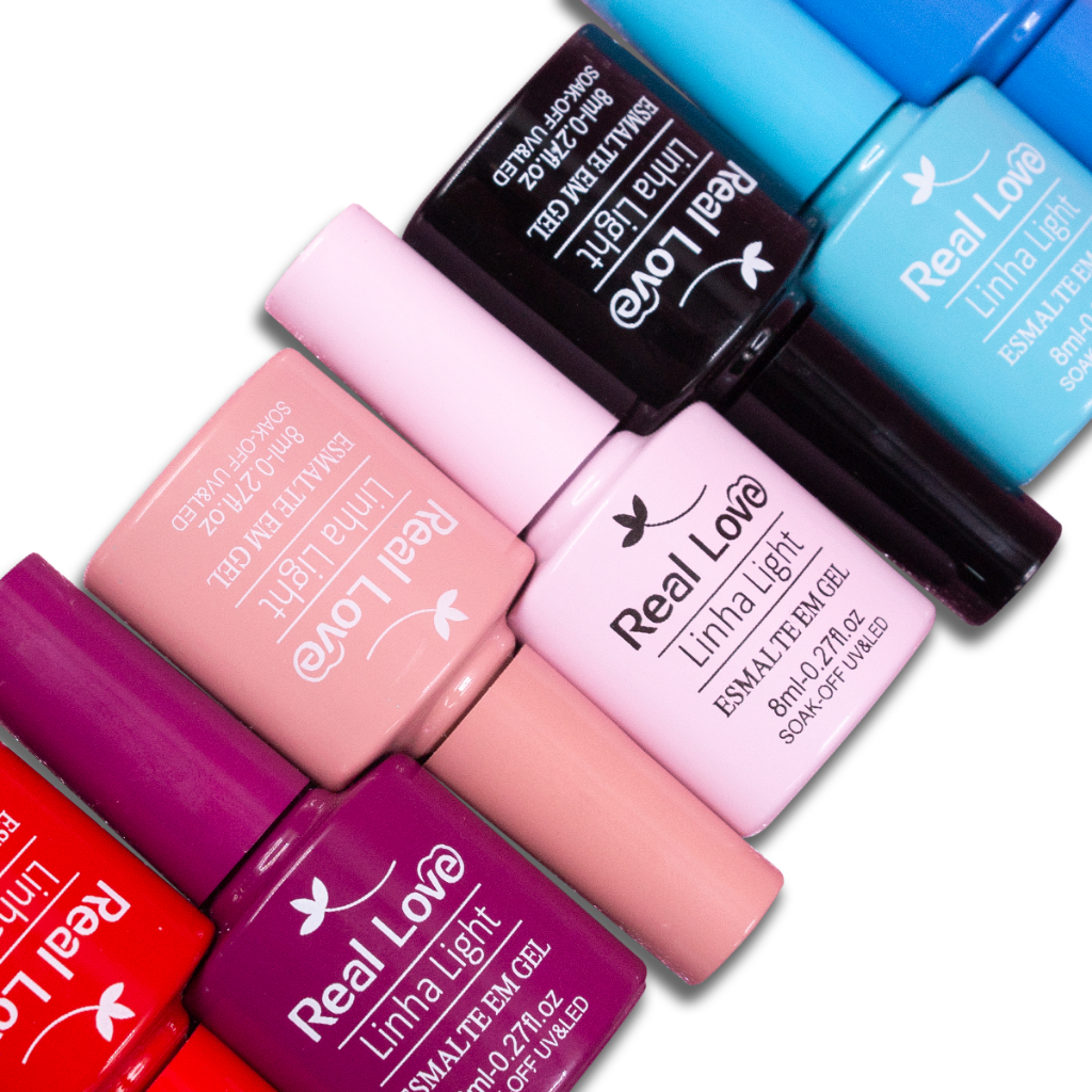 Esmalte em Gel - Linha Light - 8ml - Real Love em Oferta na Shopee