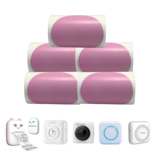 Etiqueta Redonda 5cm Para Mini Impressora Gatinho - 5 Rolos em Oferta na Shopee