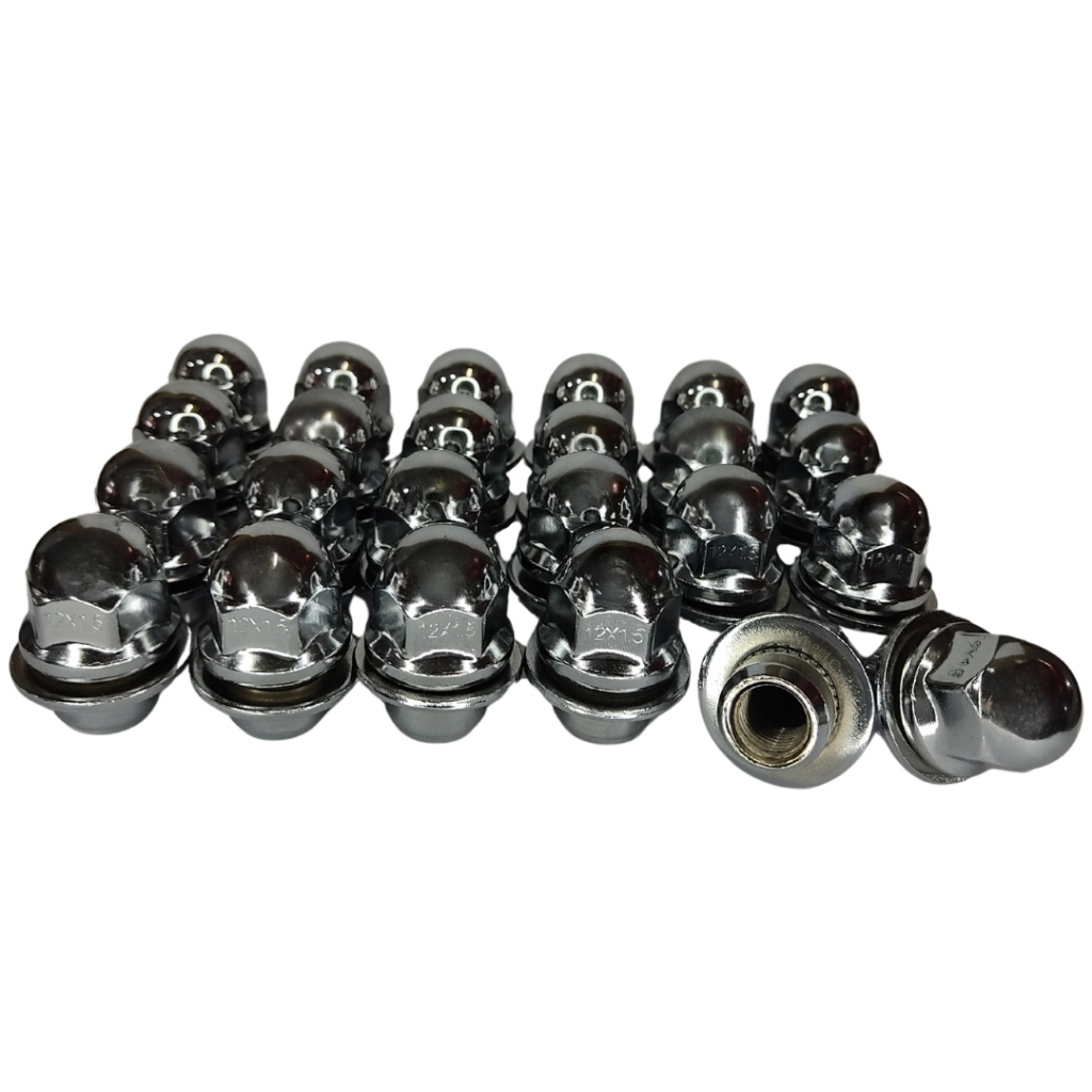 Kit 24 Porca Roda C/ Arruela Mitsubishi L200 Triton,..