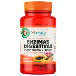 ENZIMAS DIGESTIVAS COM PROTEASE E PEPSINA - 60 CÁPSULAS em Oferta na Shopee