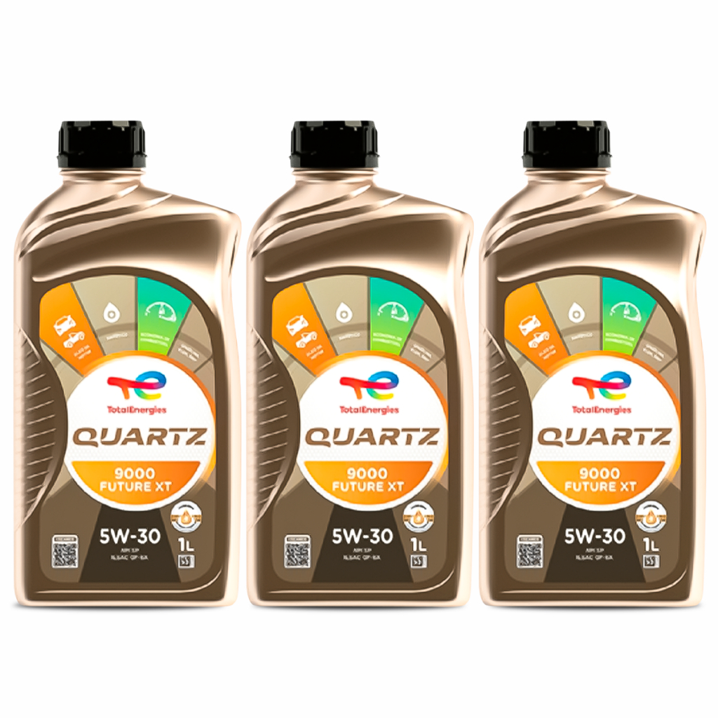 Kit 3 Óleos Sintético 5w30 Quartz 9000 Future Xt - Spare Parts and Accessories for Vehicles