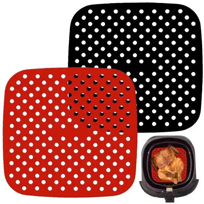 Tapete Quadrado para Air Fryer 18cm E 21cm , Antiaderente e Fácil de LimparPara Air Fryer Fritadeira Elétrica QUADRADO em Oferta na Shopee