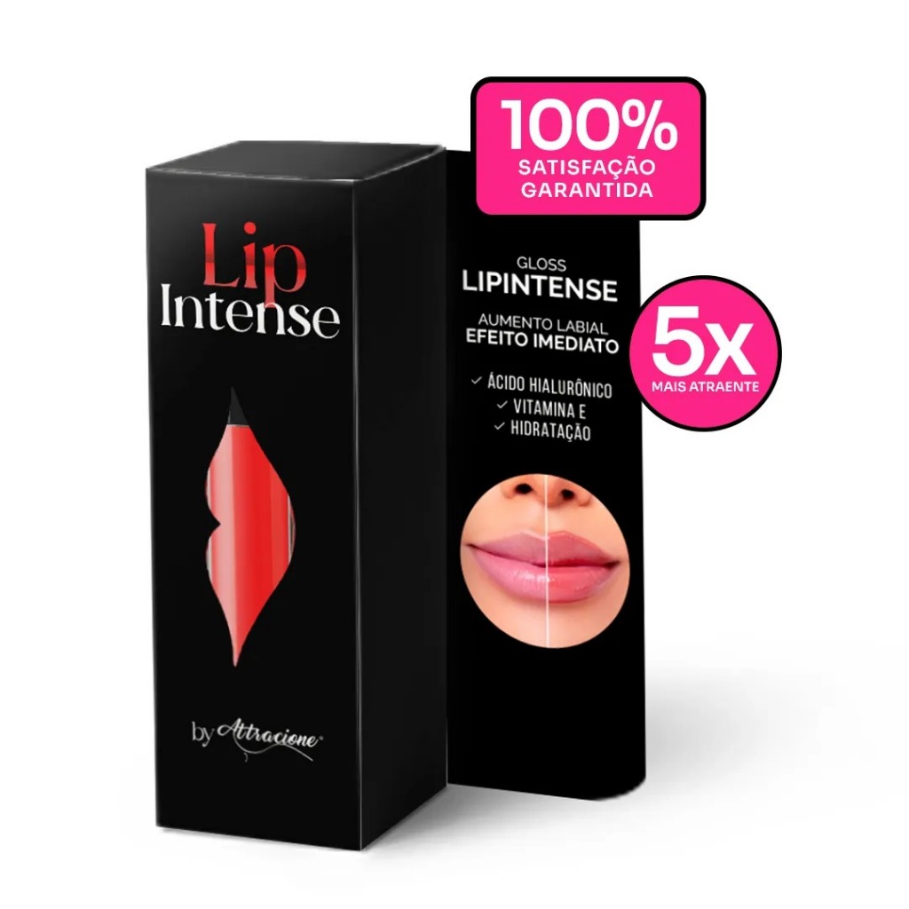 Gloss Lip Intense - By Attracione em Oferta na Shopee