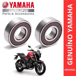 PAR ROLAMENTO RODA TRASEIRA FAZER 250 FZ25 2007 À 2024 ORIGINAL YAMAHA
