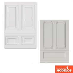 Painel Retangular Boiserie Decorativo Sublimado Em Tecido 1,50x2,20m