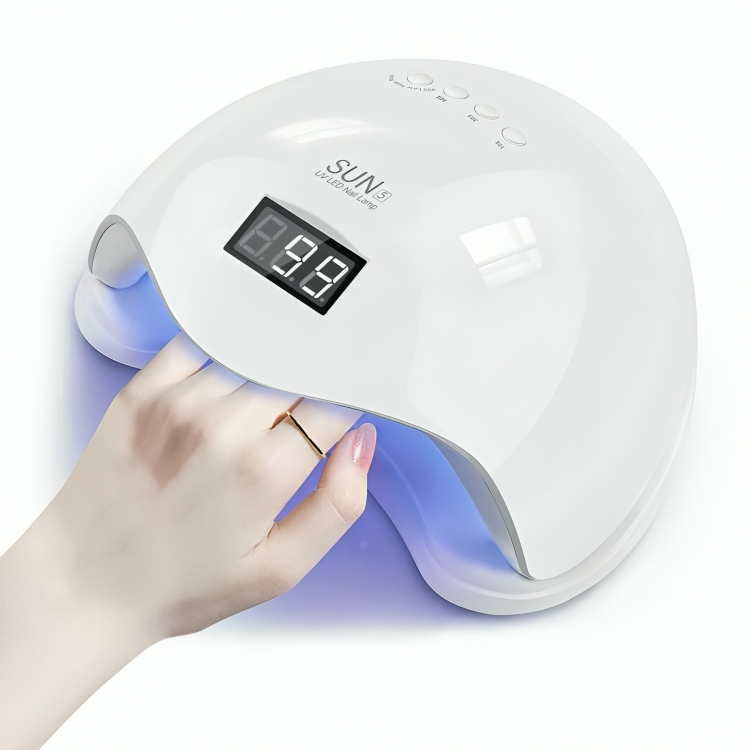 Cabine De Unhas Sun 5 48w Bivolt Uv/led Sensor Timer Secadora de Esmalte em Gel