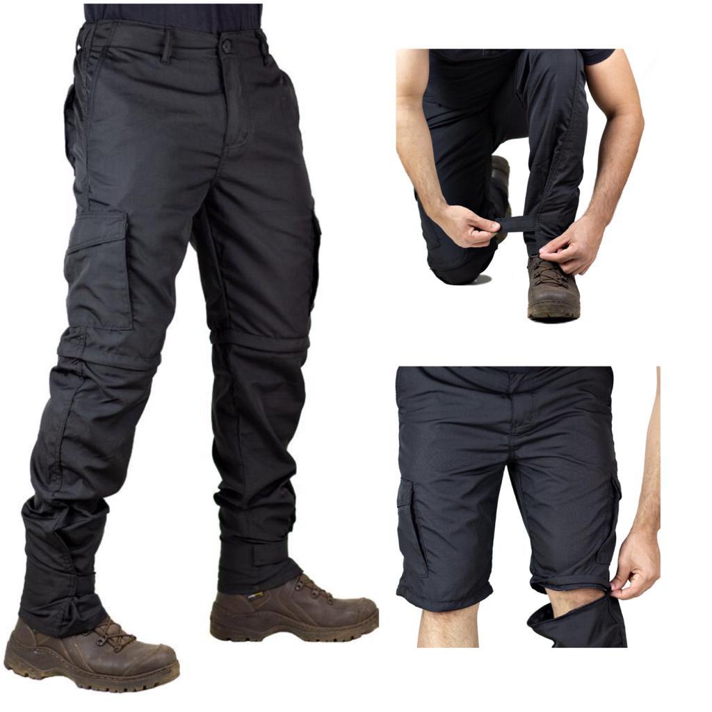Calça vira bermuda com ziper na perna trilha pesca caminhada
