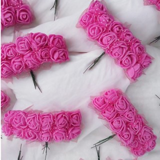 Mini Flor Rosa Florezinhas de EVA C/144 Peças Artesanato Lembrancinha Buquê - CR6745 em Oferta na Shopee
