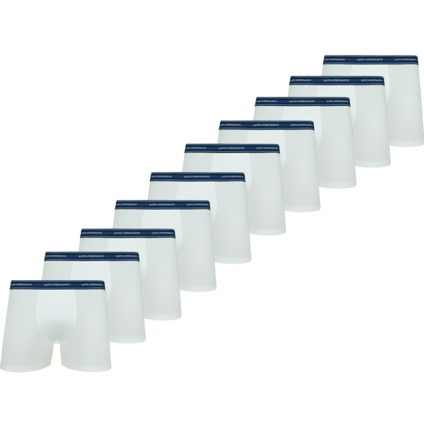 Kit 10 Cuecas Boxer Lupo Cueca Box Algodão Masculina Atacado Original 523-002