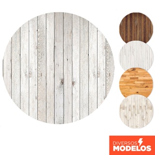 Painel Redondo Madeira em tecido 1,50m com Elástico para Festas em Oferta na Shopee