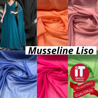 Promoção Musseline Liso 1 metro x 1,40 em Oferta na Shopee