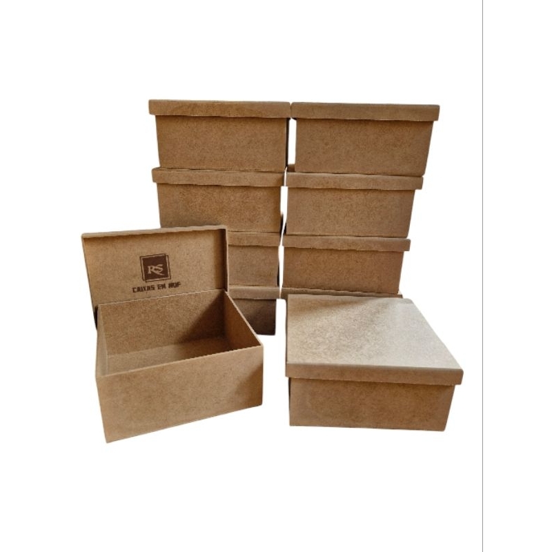 10 caixas 17x17x8 caixa madrinha em Oferta na Shopee
