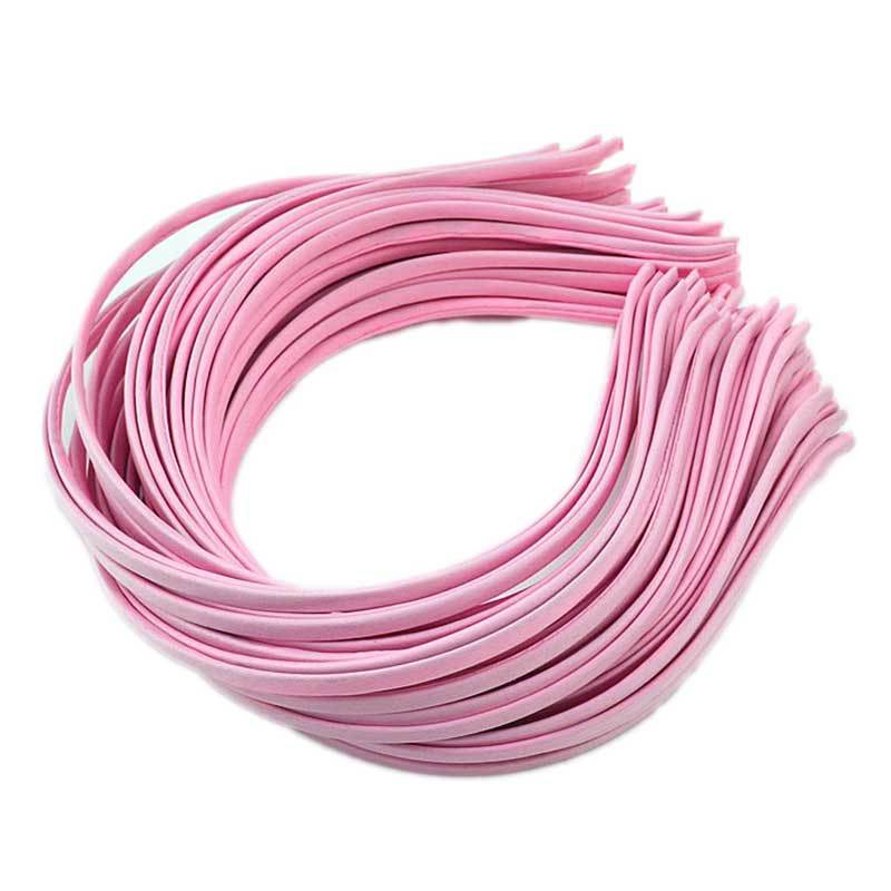 Tiara Metal Encapada Com Cetim 4,5mm 10pcs