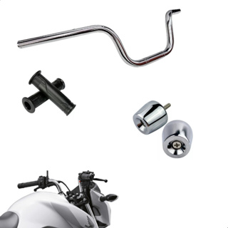 Kit Guidão De Moto Com Manopla Para Cargo E Peso Pcx Cg Fan Titan 125 150 160 em Oferta na Shopee