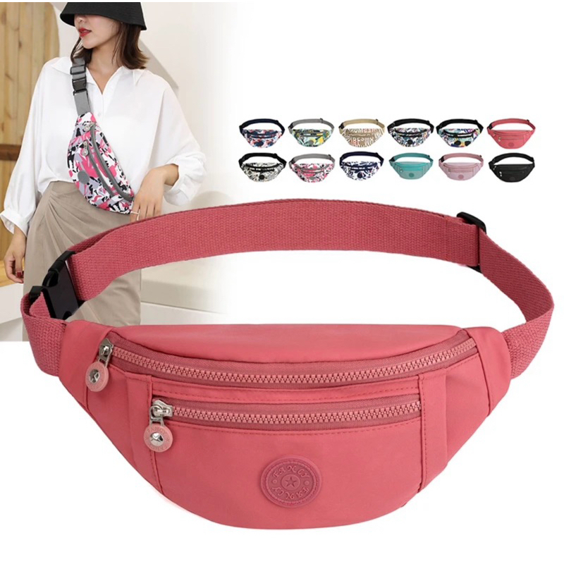Bolsa Pochete Feminina Estilosa Esportiva Porta Celular Impermeável Para Ombro Peito e Cintura