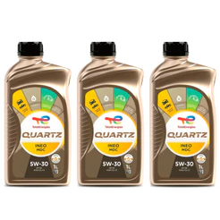 Kit 3 Óleos Total Quartz Ineo Mdc 5w-30 Acea C2 C3 Sintético