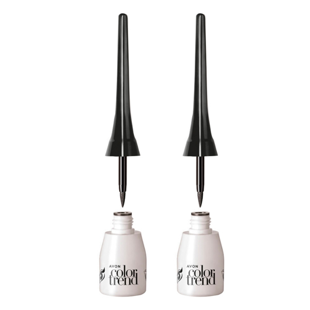 Delineador Líquido Color Trend Preto 3ml (2 unidades) - Avon