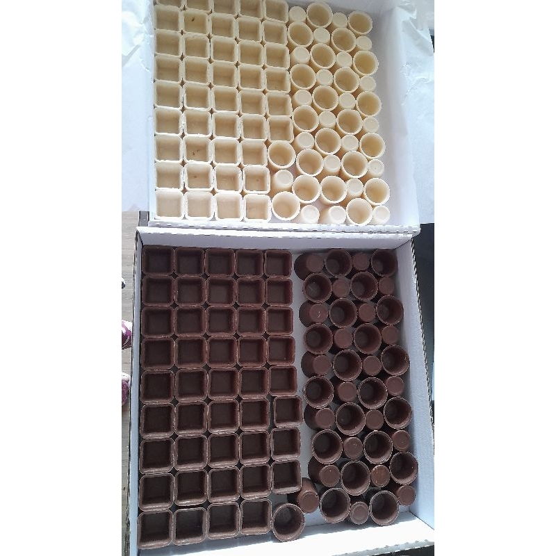 kit 75 copinhos de chocolate para doces finos em Oferta na Shopee