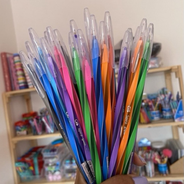 Caneta CIS Spiro Glow 0.7 | Canetas coloridas | Caneta Spiro CIS