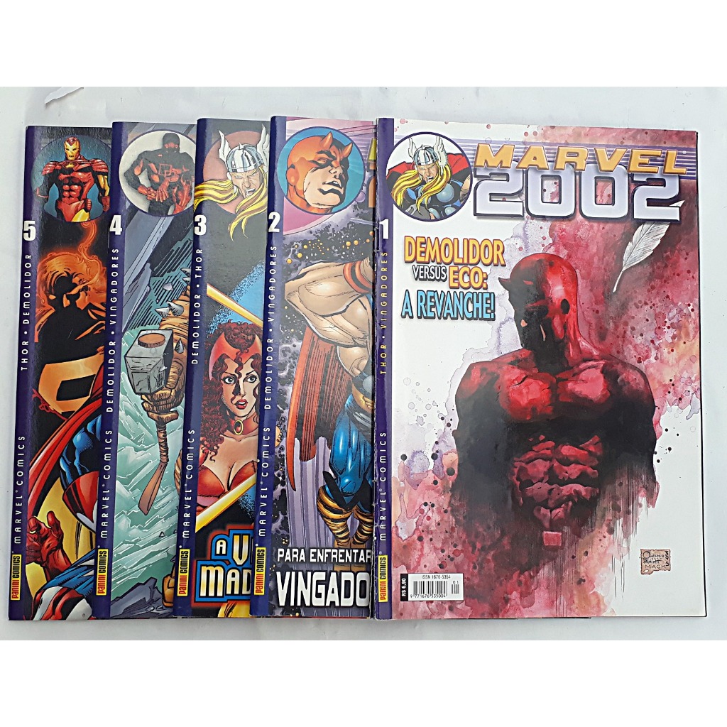 Revista Marvel 2002 Thor E Demolidor - Panini Brasil