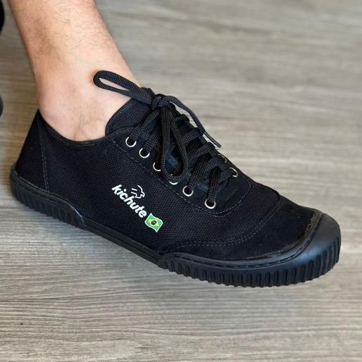Tênis Masculino Kichute Preto Tradiconal Casual Antiderrapante Super Confortável Macio