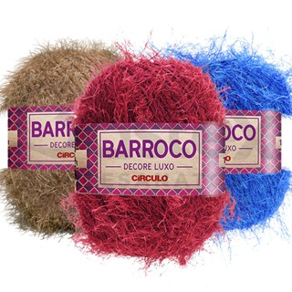 Barbante Barroco Decore Luxo 180mts 280g em Oferta na Shopee
