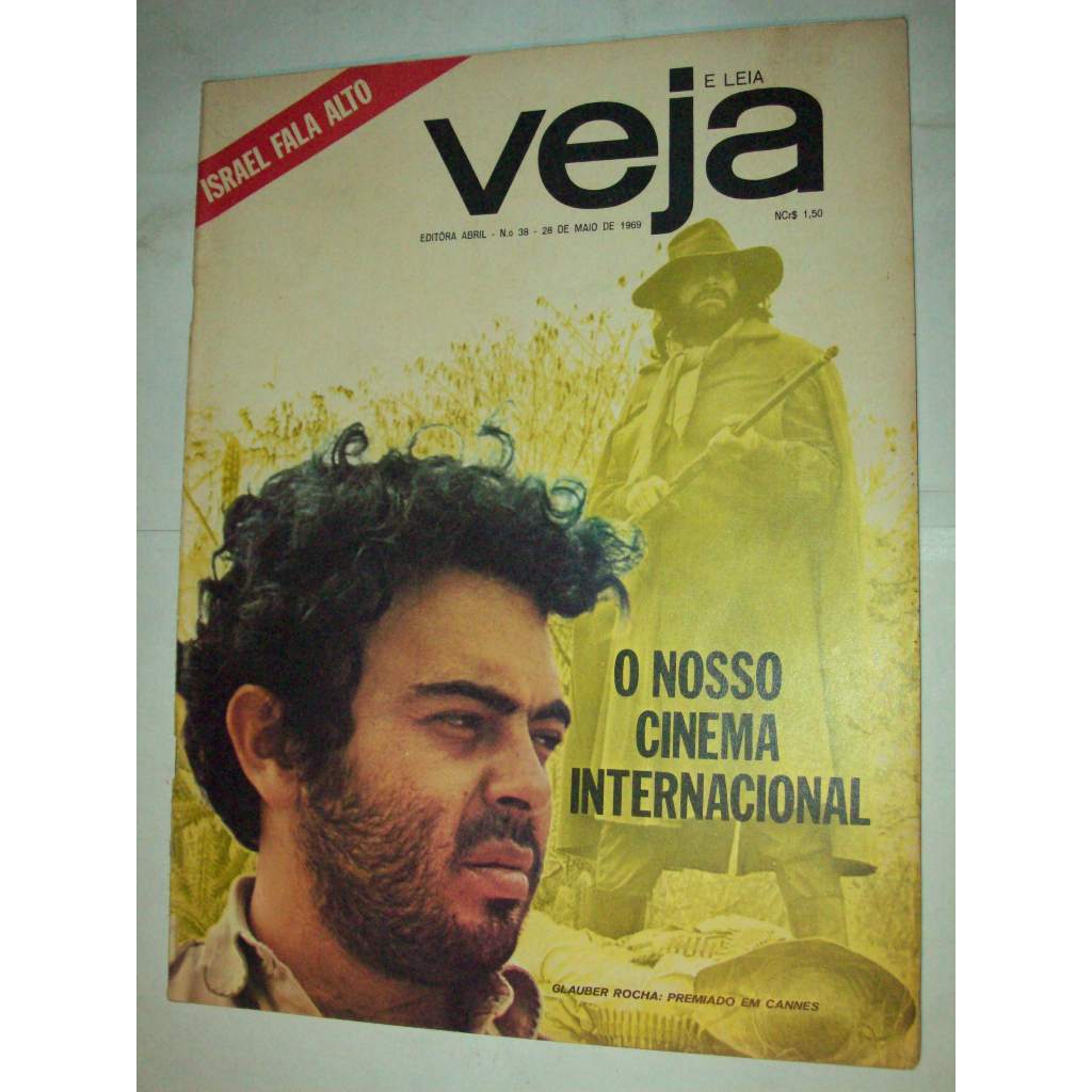Revista de época Veja 1969 N38 Cinema Internacional. - Colecionador. LER DISCRIÇÃO