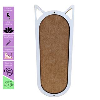 Arranhador de Parede Afiador para Gatos Moderno com Carpete  Brinquedo Pet em Oferta na Shopee