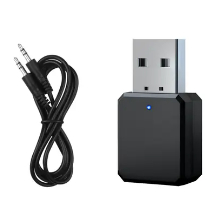 Receptor Bluetooth Auxiliar P2 Adaptador Usb Bluetooth 5.1 Musica P2 Automotivo Carro