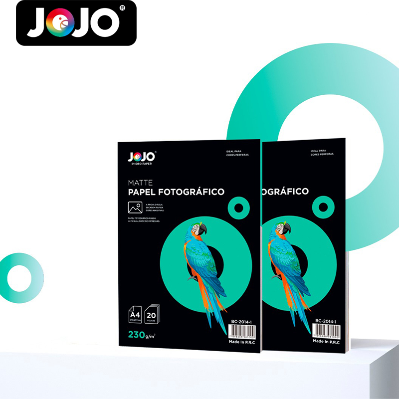 100 folhas Papel Fotográfico 230g Matte Fosco PremiumLine A prova d'água p/ impressão jato de tinta Corante e Pigmentada em Oferta na Shopee