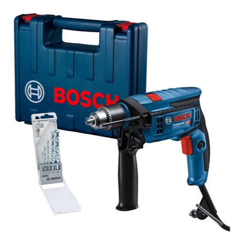 Furadeira Impacto Bosch GSB 13 RE 750w 110v + 5 Brocas + Maleta em Oferta na Shopee