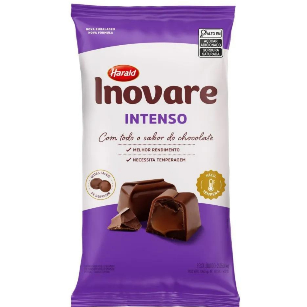 Inovare Gotas de Chocolate Intenso - 2,050kg - 1 unidade - Harald em Oferta na Shopee