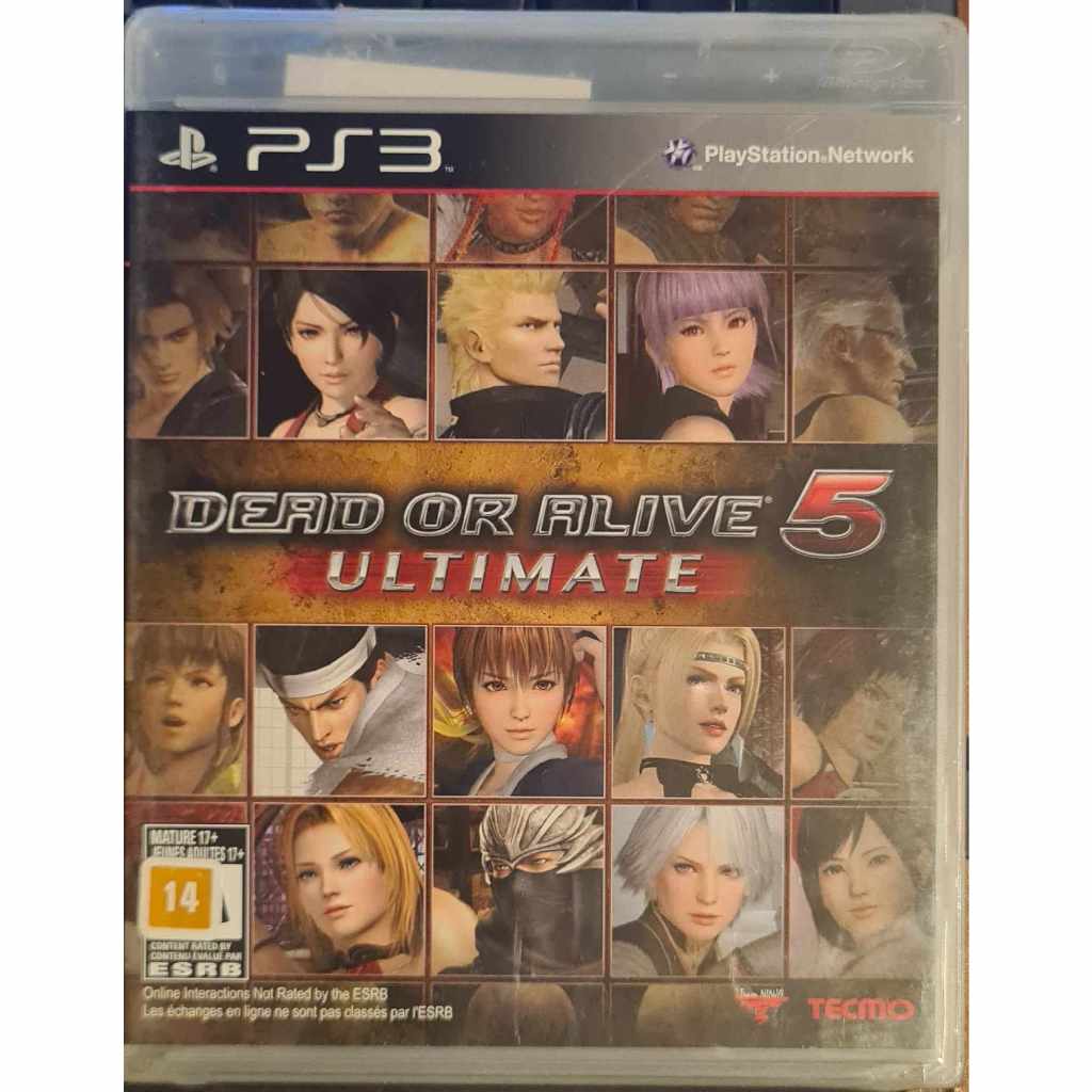 Dead or Alive 5 Ultimate PS3 - Original - Mídia Física (Lacrado)