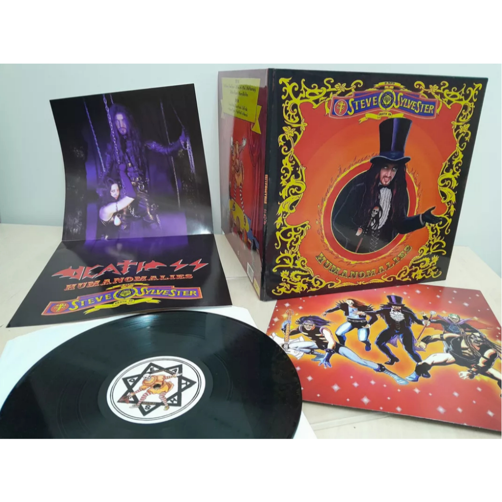 Lp Steve Sylvester Humanomalies Importado Death Ss Limitada