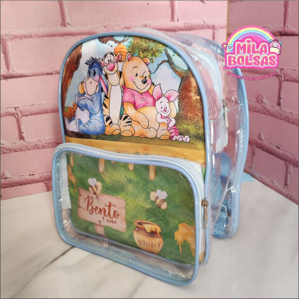 15 Und - Bolsinhas Personalizadas Infantil para Lembrancinhas, Mochila M