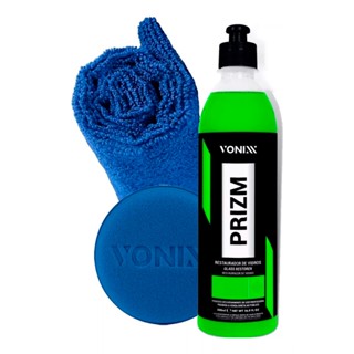 Kit Prizm 500ml Restaurador De Vidro Remove Manchas + Toalha + Aplicador em Oferta na Shopee