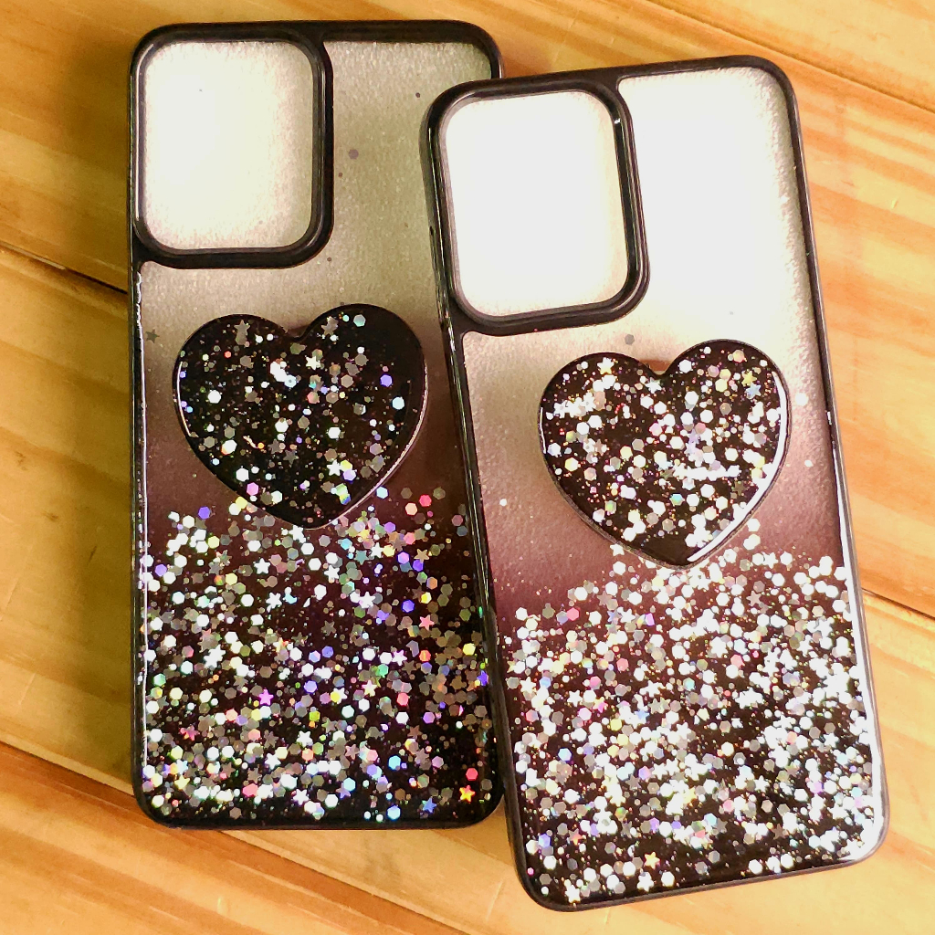 Capa Capinha case anti impacto para Xiaomi Redmi Note 10 4G capinha com glitter e Pop Socket para xiaomi Redmi Note 10S 4G