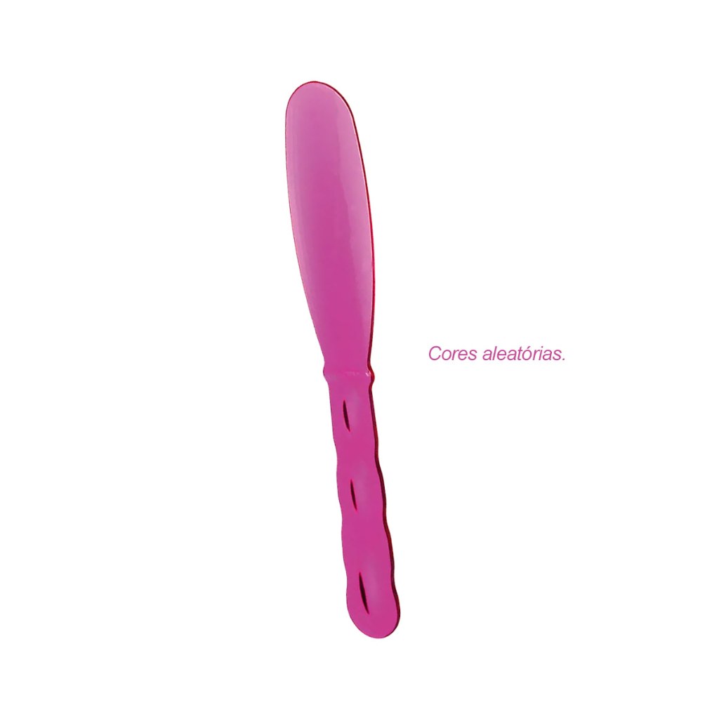 Espátula Multiuso para Estética e Cuidados Capilares ou de Corpo - 1 Unidade - Cor Aleatória