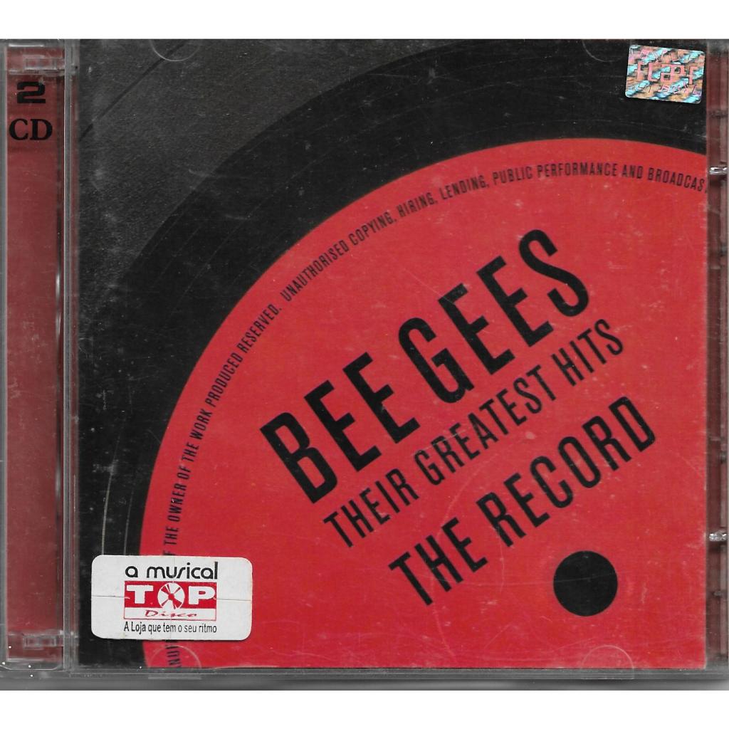 CD Bee Gees - Their Greatest Hits The Record - CD Duplo Original Usado Em Ótimo Estado Ler Descrição