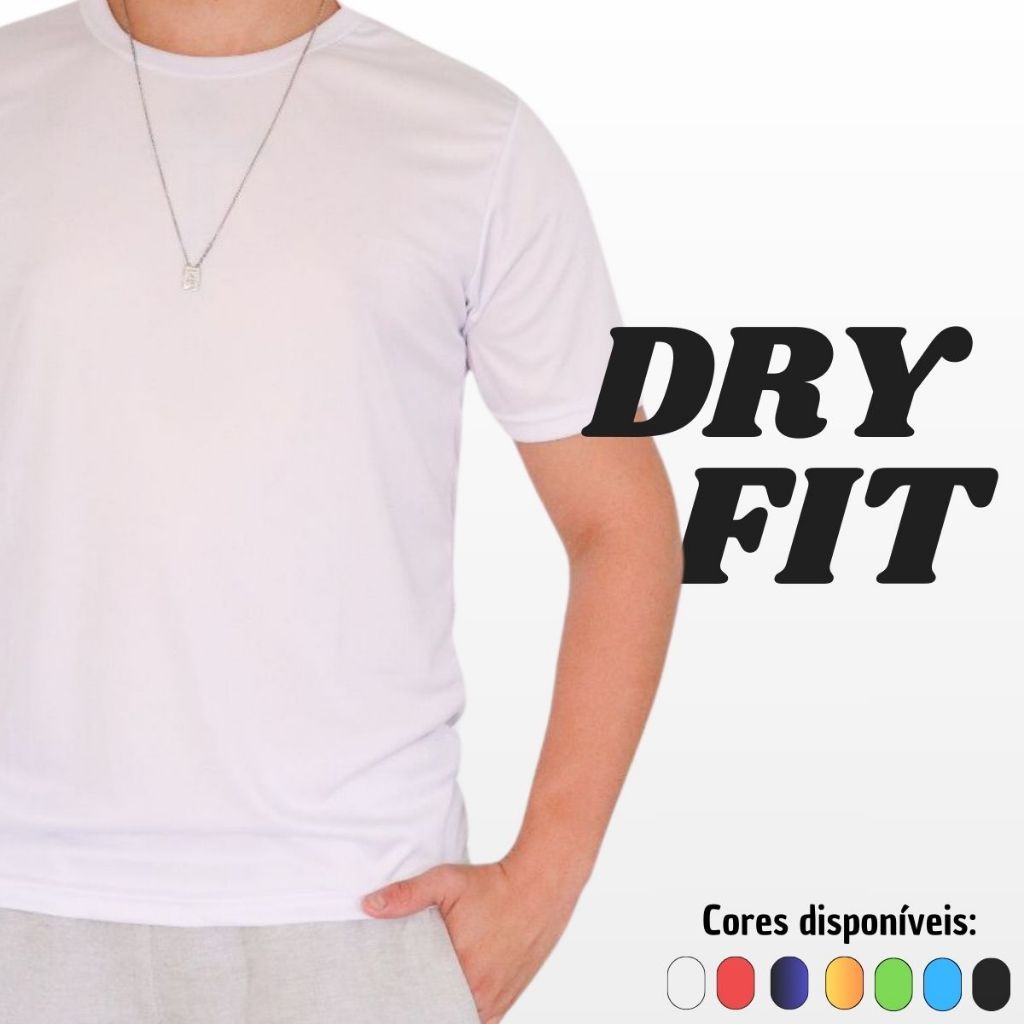 Camiseta Masculina Dry Fit Leve Academia Treino Corrida Esporte Anti-Suor P M G GG Envio Imediato