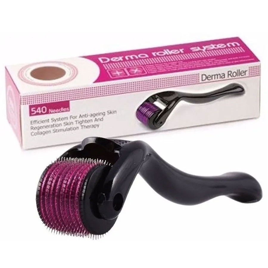 Derma roller System Dermarole Agulhas Drs 540 Microagulhas Renovação da Pele 0.50mm