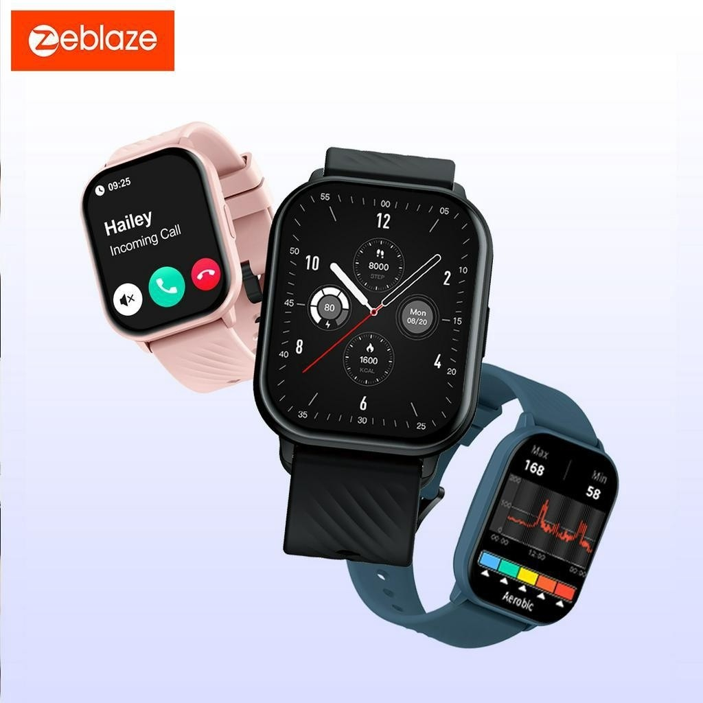Smartwatch Zeblaze GTS 3 - Ligação, Batimentos, AMOLED, Monitor de Saúde, 100 Modos Esportivos, Stress, Ciclo Menstrual
