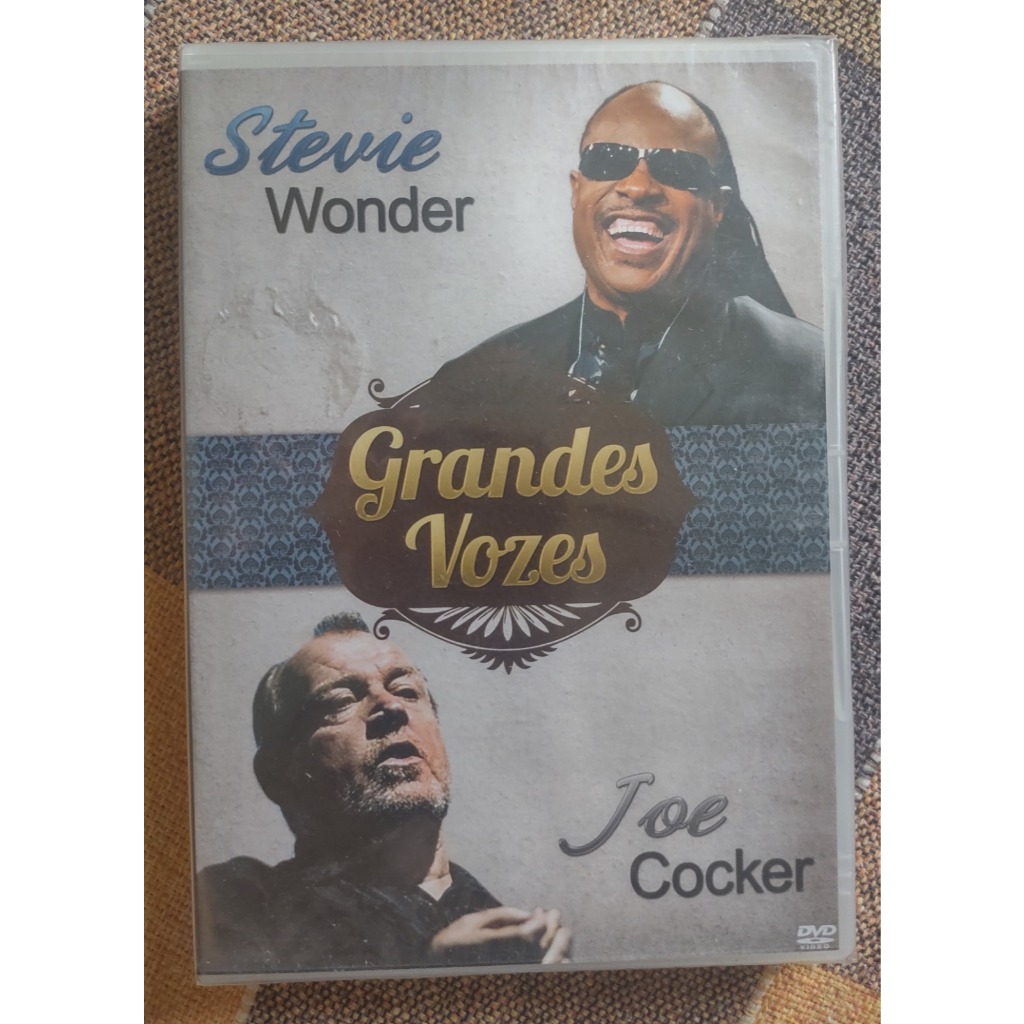 Dvd Stevie Wonder & Joe Cocker Grandes Vozes (lacrado)