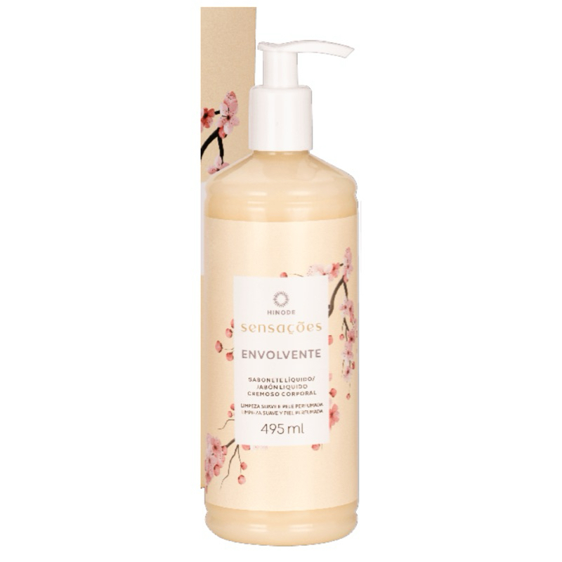 Sabonete Líquido Cremoso Corporal Sensação Envolvente 495ml Hinode