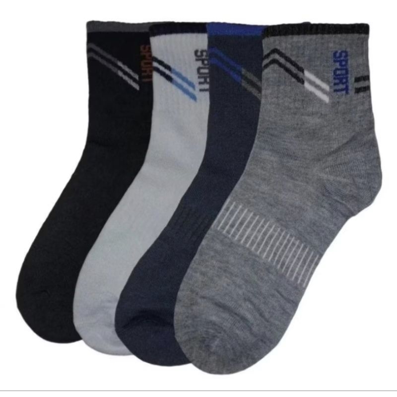 Kit 6/12 Pares de Meia Masculina Cano Médio Confortável em Oferta na Shopee