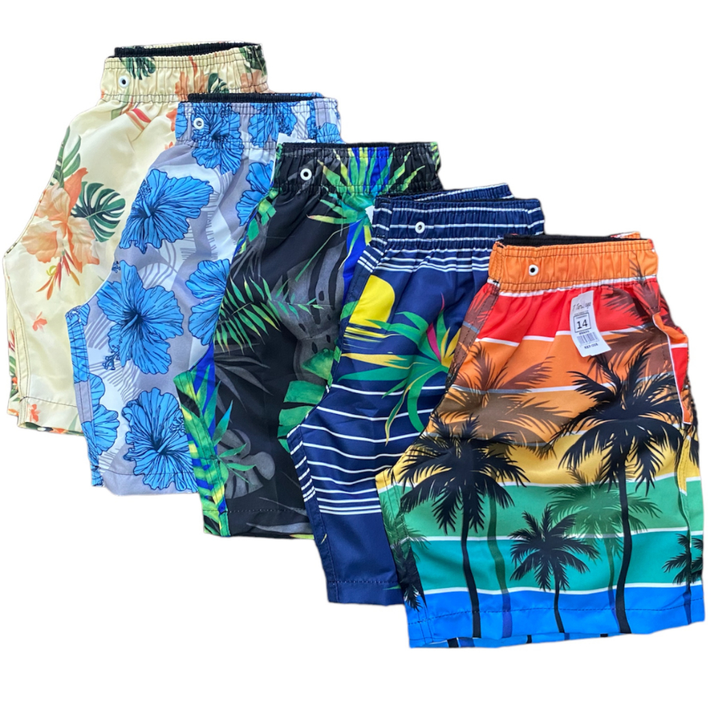 kit 5 short infantil mauricinho moda praia to verão em Oferta na Shopee